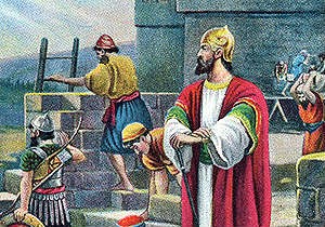 Nehemiah Rebuilding Wall